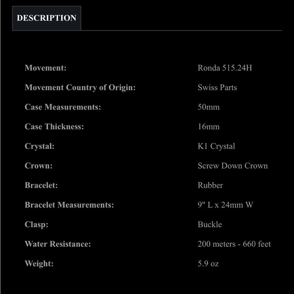 ARAGON Ronda 515.24H Divemaster Watch - Picture 10 of 11